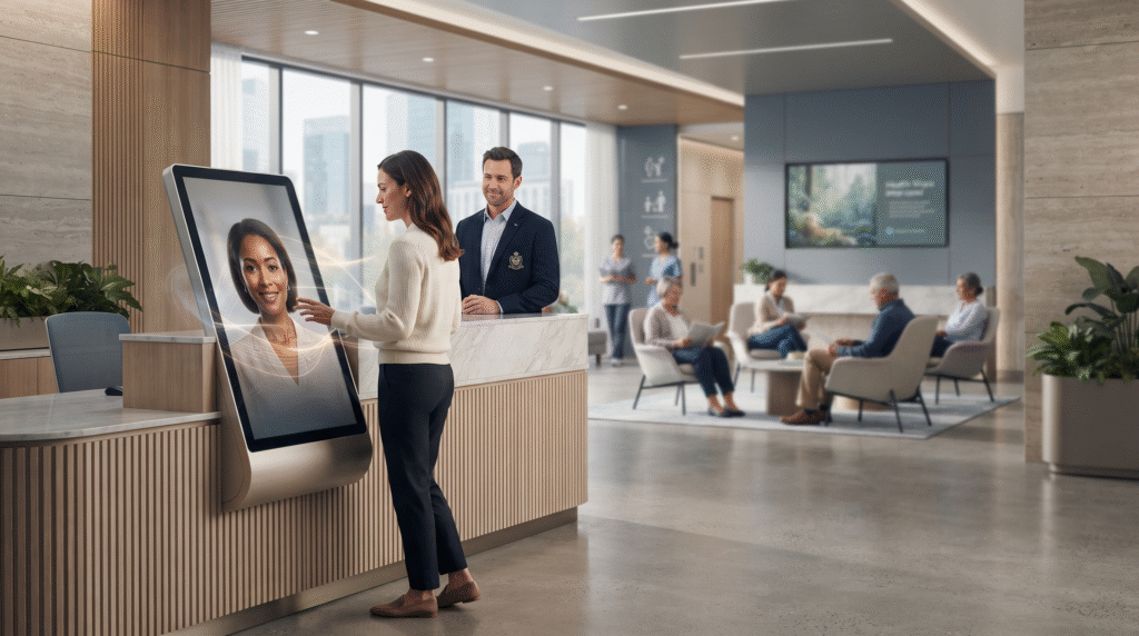 A US-based healthcare organisation looking to enhance its front-desk experience through AI-powered patient engagement and automation.